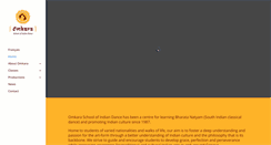 Desktop Screenshot of omkara-dance.com